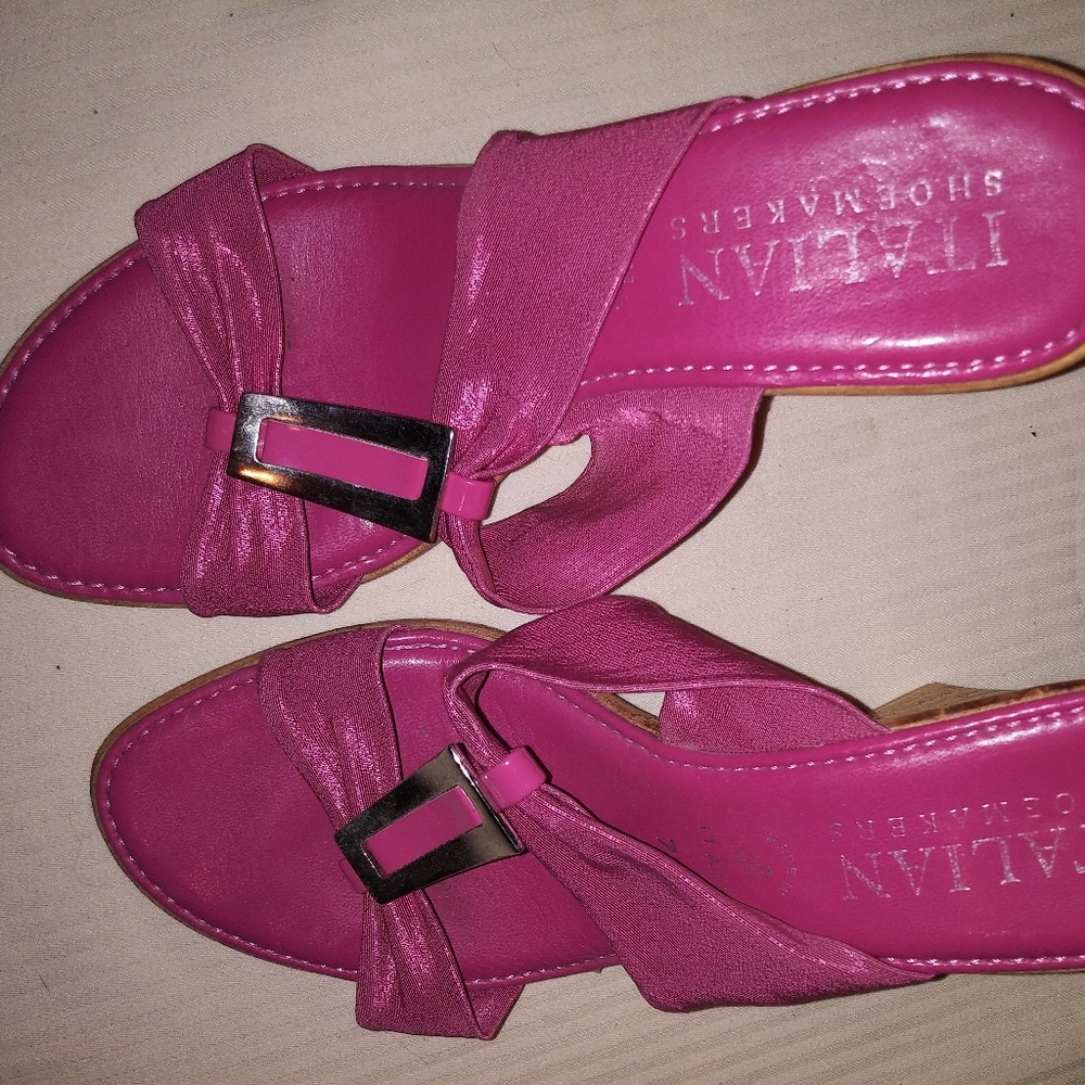Pink sandals